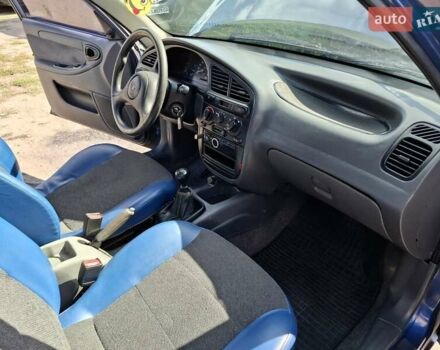 Синий Дэу Ланос, объемом двигателя 1.5 л и пробегом 153 тыс. км за 3500 $, фото 15 на Automoto.ua
