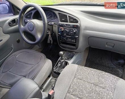 Синий Дэу Ланос, объемом двигателя 1.5 л и пробегом 183 тыс. км за 2400 $, фото 8 на Automoto.ua