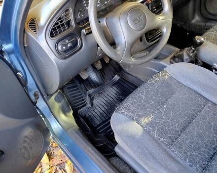 Синий Дэу Ланос, объемом двигателя 1.5 л и пробегом 195 тыс. км за 2400 $, фото 4 на Automoto.ua