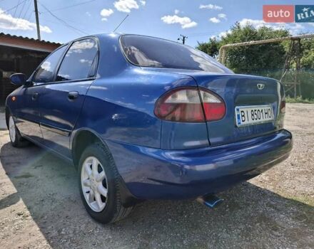 Синий Дэу Ланос, объемом двигателя 1.5 л и пробегом 153 тыс. км за 3500 $, фото 5 на Automoto.ua