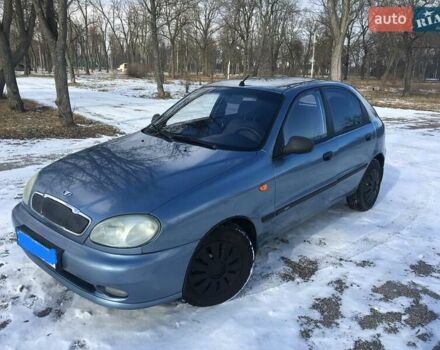 Синий Дэу Ланос, объемом двигателя 1.5 л и пробегом 140 тыс. км за 3400 $, фото 3 на Automoto.ua