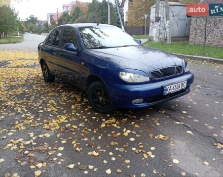 Синий Дэу Ланос, объемом двигателя 1.5 л и пробегом 200 тыс. км за 2200 $, фото 17 на Automoto.ua