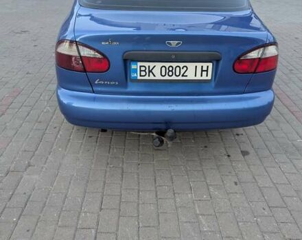 Синий Дэу Ланос, объемом двигателя 1.5 л и пробегом 330 тыс. км за 2500 $, фото 1 на Automoto.ua