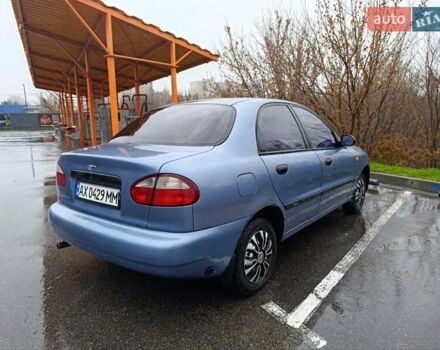 Синий Дэу Ланос, объемом двигателя 1.5 л и пробегом 183 тыс. км за 2450 $, фото 2 на Automoto.ua