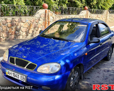 Синий Дэу Ланос, объемом двигателя 1.4 л и пробегом 160 тыс. км за 1499 $, фото 1 на Automoto.ua