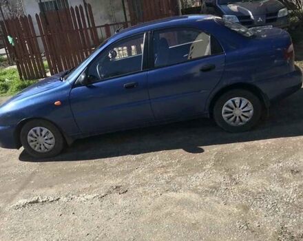 Синий Дэу Ланос, объемом двигателя 1.5 л и пробегом 68 тыс. км за 3000 $, фото 2 на Automoto.ua