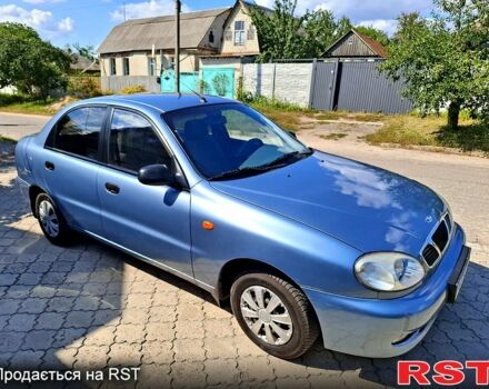 Синий Дэу Ланос, объемом двигателя 1.5 л и пробегом 155 тыс. км за 2600 $, фото 1 на Automoto.ua