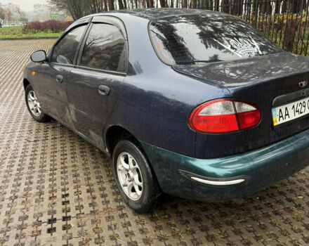 Синий Дэу Ланос, объемом двигателя 1.5 л и пробегом 222 тыс. км за 1500 $, фото 6 на Automoto.ua