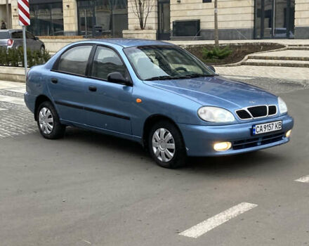 Синий Дэу Ланос, объемом двигателя 1.5 л и пробегом 200 тыс. км за 2200 $, фото 1 на Automoto.ua
