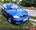 Синий Дэу Ланос, объемом двигателя 1.5 л и пробегом 210 тыс. км за 2570 $, фото 1 на Automoto.ua