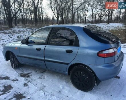 Синий Дэу Ланос, объемом двигателя 1.5 л и пробегом 140 тыс. км за 3400 $, фото 2 на Automoto.ua
