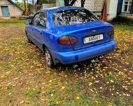 Синий Дэу Ланос, объемом двигателя 1.5 л и пробегом 308 тыс. км за 2600 $, фото 1 на Automoto.ua