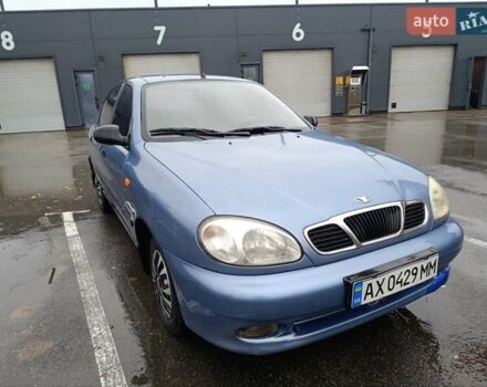 Синий Дэу Ланос, объемом двигателя 1.5 л и пробегом 183 тыс. км за 2450 $, фото 1 на Automoto.ua