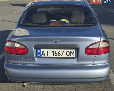 Синий Дэу Ланос, объемом двигателя 1.5 л и пробегом 318 тыс. км за 2700 $, фото 1 на Automoto.ua
