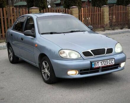 Синий Дэу Ланос, объемом двигателя 1.6 л и пробегом 202 тыс. км за 2700 $, фото 2 на Automoto.ua