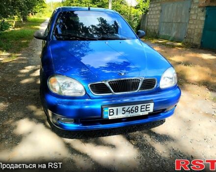 Синий Дэу Ланос, объемом двигателя 1.5 л и пробегом 210 тыс. км за 2570 $, фото 2 на Automoto.ua