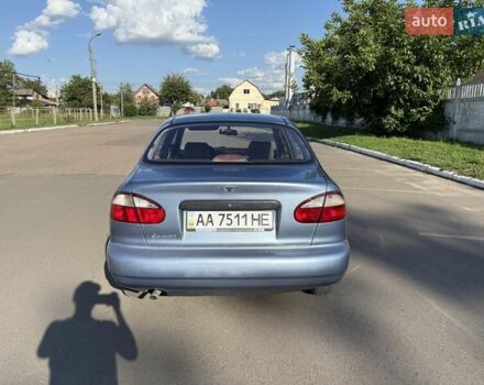 Синий Дэу Ланос, объемом двигателя 1.5 л и пробегом 221 тыс. км за 2350 $, фото 10 на Automoto.ua