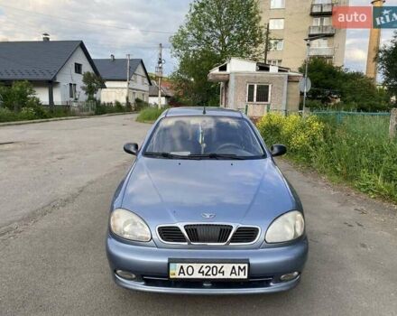 Синий Дэу Ланос, объемом двигателя 1.5 л и пробегом 128 тыс. км за 3100 $, фото 3 на Automoto.ua