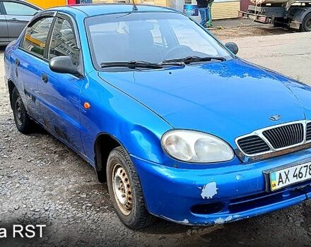 Синий Дэу Ланос, объемом двигателя 1.5 л и пробегом 338 тыс. км за 950 $, фото 1 на Automoto.ua