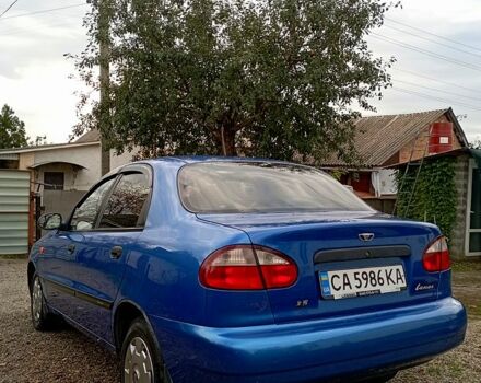 Синий Дэу Ланос, объемом двигателя 1.5 л и пробегом 185 тыс. км за 2850 $, фото 1 на Automoto.ua