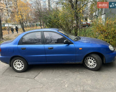 Синий Дэу Ланос, объемом двигателя 1.5 л и пробегом 120 тыс. км за 2500 $, фото 2 на Automoto.ua