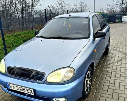 Синий Дэу Ланос, объемом двигателя 1.5 л и пробегом 201 тыс. км за 2300 $, фото 3 на Automoto.ua