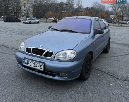 Синий Дэу Ланос, объемом двигателя 1.5 л и пробегом 134 тыс. км за 3500 $, фото 1 на Automoto.ua