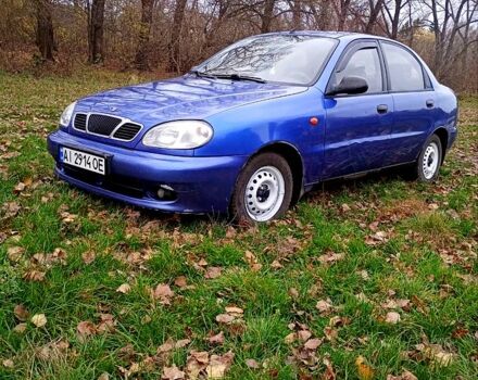 Синий Дэу Ланос, объемом двигателя 1.5 л и пробегом 249 тыс. км за 2500 $, фото 3 на Automoto.ua