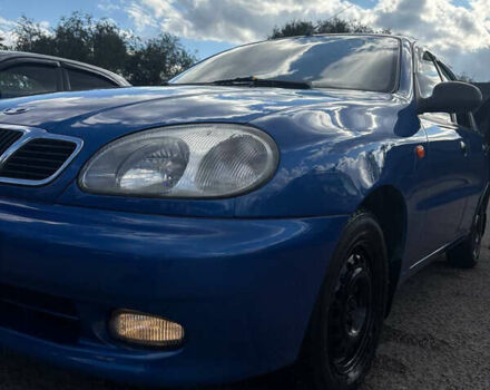 Синий Дэу Ланос, объемом двигателя 1.5 л и пробегом 206 тыс. км за 3200 $, фото 1 на Automoto.ua