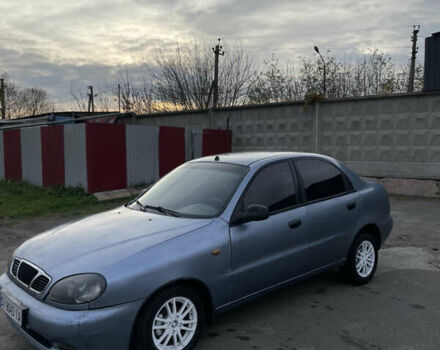 Синий Дэу Ланос, объемом двигателя 1.5 л и пробегом 250 тыс. км за 1800 $, фото 1 на Automoto.ua