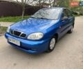 Синий Дэу Ланос, объемом двигателя 1.5 л и пробегом 210 тыс. км за 2450 $, фото 1 на Automoto.ua
