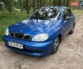 Синий Дэу Ланос, объемом двигателя 1.5 л и пробегом 101 тыс. км за 3550 $, фото 1 на Automoto.ua