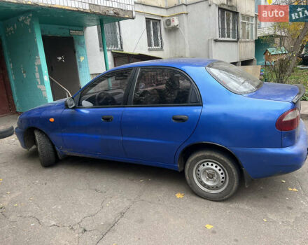 Синий Дэу Ланос, объемом двигателя 1.5 л и пробегом 120 тыс. км за 2500 $, фото 7 на Automoto.ua