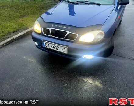 Синий Дэу Ланос, объемом двигателя 1.5 л и пробегом 155 тыс. км за 2800 $, фото 1 на Automoto.ua