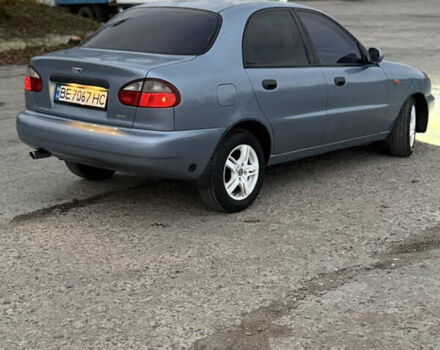 Синий Дэу Ланос, объемом двигателя 1.6 л и пробегом 224 тыс. км за 3499 $, фото 2 на Automoto.ua