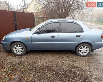 Синий Дэу Ланос, объемом двигателя 1.5 л и пробегом 125 тыс. км за 2900 $, фото 14 на Automoto.ua