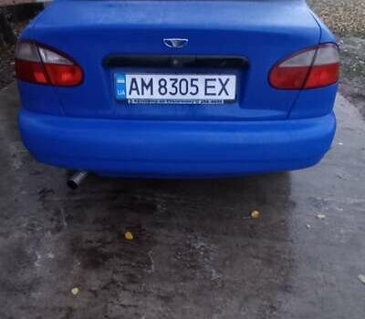 Дэу Ланос 2008 в Пулины (Червоноармейск) на Automoto.ua Синий Дэу Ланос, объемом двигателя 1.5 л и пробегом 250 тыс. км за 2500 $, фото 7 на Automoto.ua