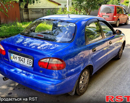 Синий Дэу Ланос, объемом двигателя 1.4 л и пробегом 160 тыс. км за 1499 $, фото 3 на Automoto.ua