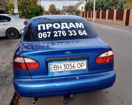 Синий Дэу Ланос, объемом двигателя 1.5 л и пробегом 141 тыс. км за 3600 $, фото 2 на Automoto.ua