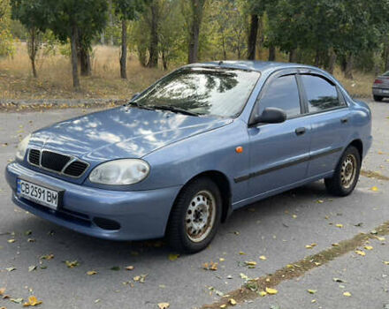 Синий Дэу Ланос, объемом двигателя 1.5 л и пробегом 390 тыс. км за 2500 $, фото 2 на Automoto.ua