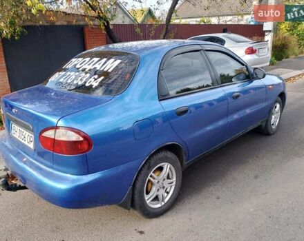 Синий Дэу Ланос, объемом двигателя 1.5 л и пробегом 141 тыс. км за 3600 $, фото 6 на Automoto.ua