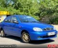 Синий Дэу Ланос, объемом двигателя 1.6 л и пробегом 112 тыс. км за 2050 $, фото 1 на Automoto.ua