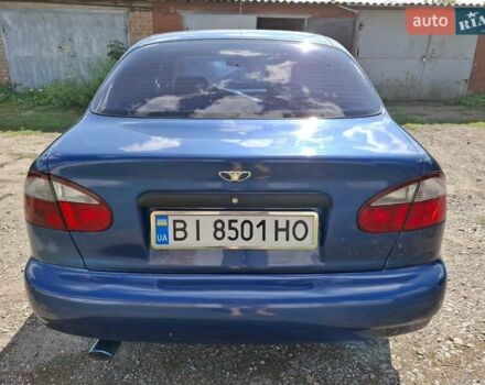 Синий Дэу Ланос, объемом двигателя 1.5 л и пробегом 153 тыс. км за 3500 $, фото 6 на Automoto.ua