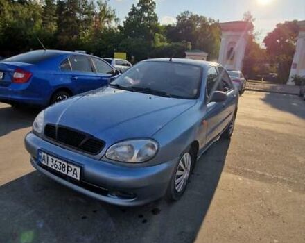 Синий Дэу Ланос, объемом двигателя 1.6 л и пробегом 266 тыс. км за 3100 $, фото 4 на Automoto.ua