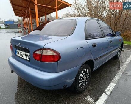 Синий Дэу Ланос, объемом двигателя 1.5 л и пробегом 183 тыс. км за 2400 $, фото 3 на Automoto.ua