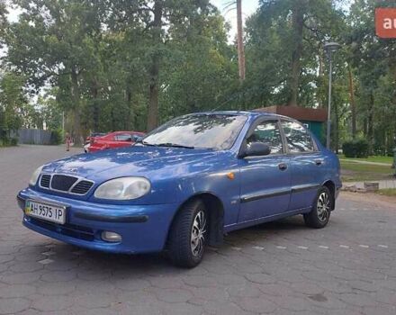 Синий Дэу Ланос, объемом двигателя 1.5 л и пробегом 247 тыс. км за 2950 $, фото 1 на Automoto.ua