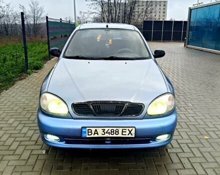 Синий Дэу Ланос, объемом двигателя 1.5 л и пробегом 201 тыс. км за 2300 $, фото 1 на Automoto.ua