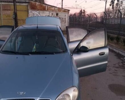 Синий Дэу Ланос, объемом двигателя 1.3 л и пробегом 290 тыс. км за 1400 $, фото 1 на Automoto.ua