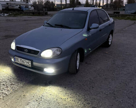 Синий Дэу Ланос, объемом двигателя 1.6 л и пробегом 224 тыс. км за 3499 $, фото 6 на Automoto.ua