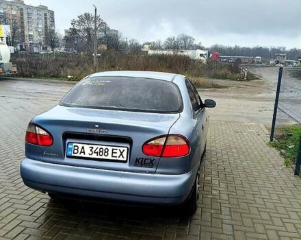 Синий Дэу Ланос, объемом двигателя 1.5 л и пробегом 201 тыс. км за 2300 $, фото 1 на Automoto.ua